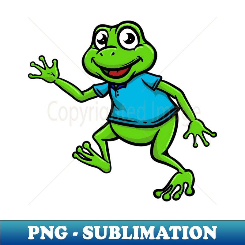 BY-12048_Cute Anthropomorphic Human-like Cartoon Character Frog in Clothes 2436.jpg