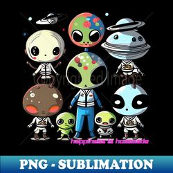 Aliens - Special Edition Sublimation PNG File - Capture Imagination with Every Detail