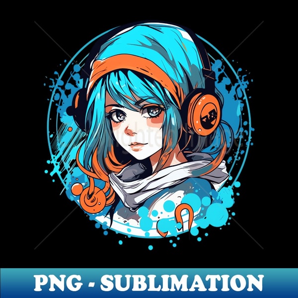 PU-6437_Blue-haired Anime Beats Music-loving Anime Girl 3193.jpg