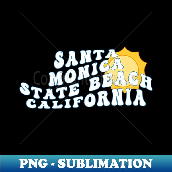 SN-22963_Santa Monica State Beach California Retro Wavy 1970s Sunshine Text 3361.jpg