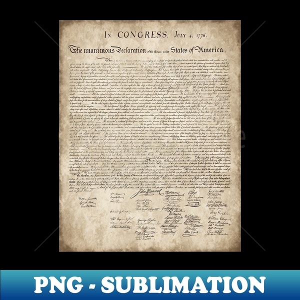 Antique Declaration Format Vintage Style Declaration of Independence - Vintage Sublimat | Inspire ...