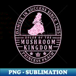 super mario princess peach ruler of the mushroom kingdom - decorative sublimation png file - unlock vibrant sublimation designs