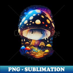 Trippy Mushroom Adventure Colorful Fungi - Fantasy - Exclusive Sublimation Digital File - Defying the Norms