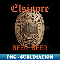 Vintage Elsinroe Beer - Signature Sublimation PNG File - Unleash Your Creativity