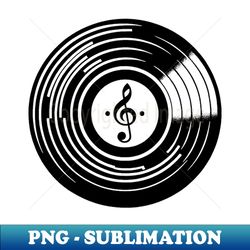 vinyl record with treble clef - Stylish Sublimation Digital Download - Revolutionize Your Designs