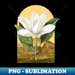 Floral Landscape Magnolia - High-Resolution PNG Sublimation File - Spice Up Your Sublimation Projects