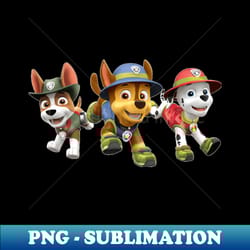 paw patrol - vintage sublimation png download - stunning sublimation graphics