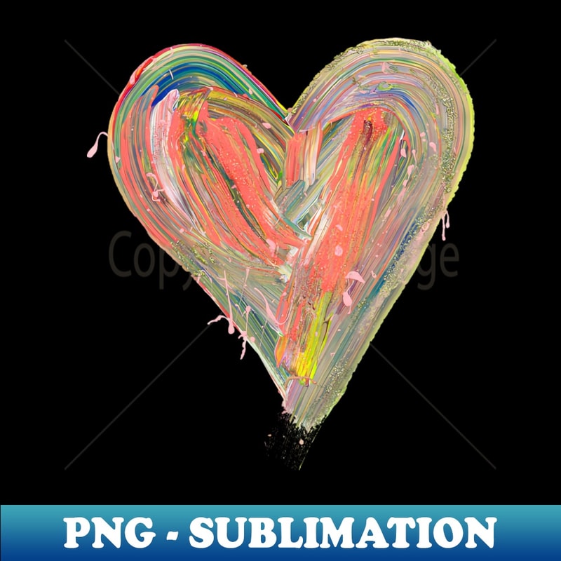 JO-55682_Orange Painted Heart with Expressive Brushstrokes and Gold 3044.jpg