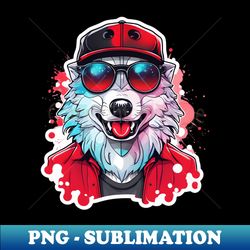 Sunglasses Wolf Freedom - Aesthetic Sublimation Digital File - Bold & Eye-catching