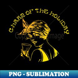 Holiday Woman T-shirt - PNG Transparent Digital Download File for Sublimation - Bring Your Designs to Life