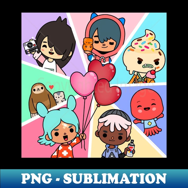 Toca Boca PNG Transparent Sublimation File Defying The N Inspire toca-boca-png-transparent-sublimation-file-defying-the-n-inspire