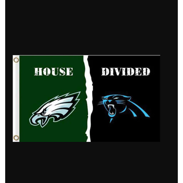 Philadelphia Eagles and Carolina Panthers Divided Flag 3x5ft.png