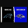 Carolina Panthers and Baltimore Ravens Divided Flag 3x5ft.png