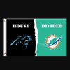 Carolina Panthers and Miami Dolphins Divided Flag 3x5ft.png