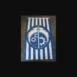 California Republic Fallout Flag Banner Brotherhood of Steel State Blue 3x5ft New
