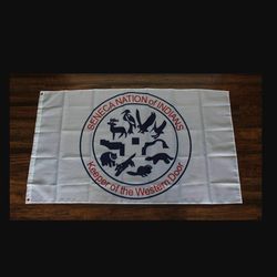 New Seneca Nation Tribes Banner Flag Native American Indian Tribe Tribal 3x5ft