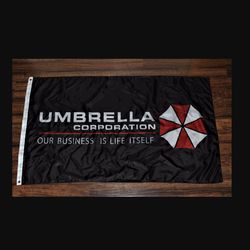 Umbrella Corporation Flag Banner 3' x 5' Resident Evil New 3x5ft