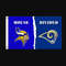 Minnesota Vikings and Los Angeles Rams Divided Flag 3x5ft.jpg