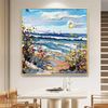 Original Seascape oil Painting On Canvas, Modern Landscape Painting, Abstract Sunrise Art, Living room Wall Decor, Large Textured Wall Art.jpg