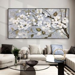 Oil painting flower on canvas large original flower oil painting on canvas floral landscape painting modern living room