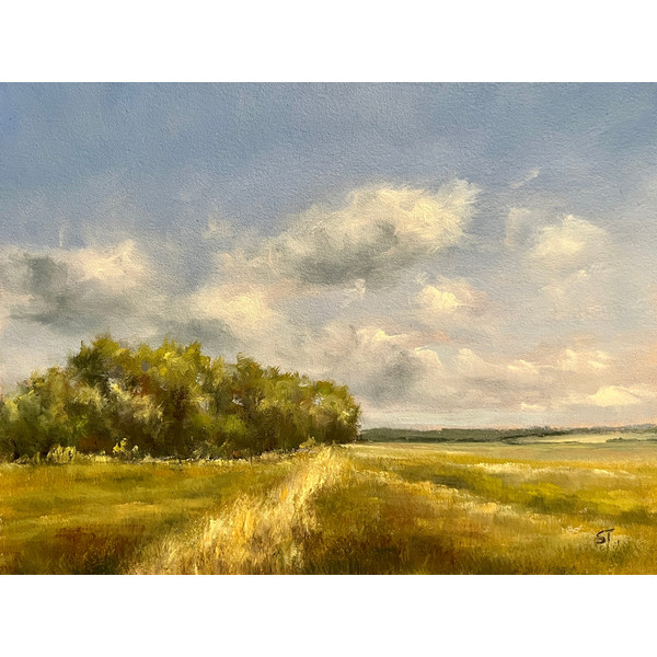 Original 6 X 8 Inch Oil Landscape Painting.jpg