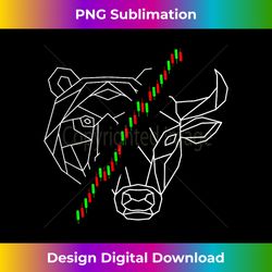 Bear Vs. Bull Stock Market Shareholder Trader Investor - Luxe Sublimation PNG Download - Rapidly Innovate Your Artistic Vision