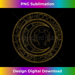 marvel moon knight crescent egyptian symbols tank top - deluxe png sublimation download - elevate your style with intricate details