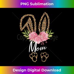 Mom Bunny Ears Easter Day Cute Leopard Print Floral - Sublimation-Optimized PNG File - Immerse in Creativity with Every Design