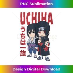 Naruto Shippuden Chibi Uchiha Pose Tank Top - Sophisticated PNG Sublimation File - Animate Your Creative Concepts