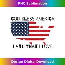 God Bless America USA - Exclusive PNG Sublimation Download