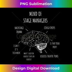 womens theatre mind of stage manager broadway musical theater v-neck - exclusive sublimation digital file