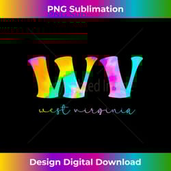 west virginia wv tie-dye - creative sublimation png download