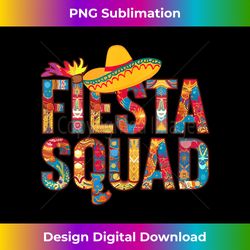 Fiesta Squad Cinco De Mayo Family Matching Mexican Party Tank Top - Elegant Sublimation PNG Download