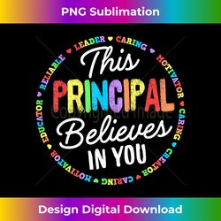This Principal Believes In You Kindness Kind Growth Mindset - Vintage Sublimation PNG Download