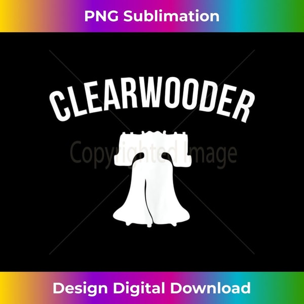 Clearwooder Philly JAWN Philadelphia Clearwater Baseball Tank Top - Signature Sublimation PNG File