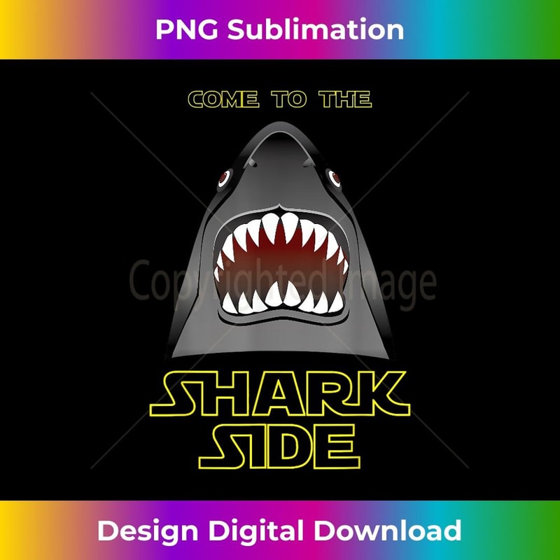 Come to the Shark Side Blood Bite Teeth Surf Ocean Shirt - Unique Sublimation PNG Download
