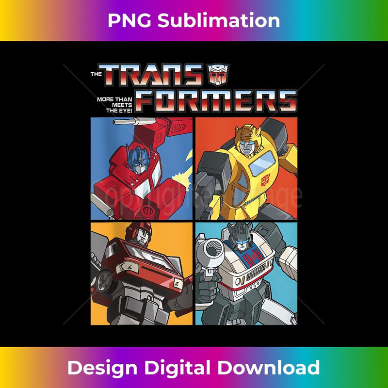 Transformers Retro Autobots Box Up Logo 2 - Special Edition Sublimation PNG File