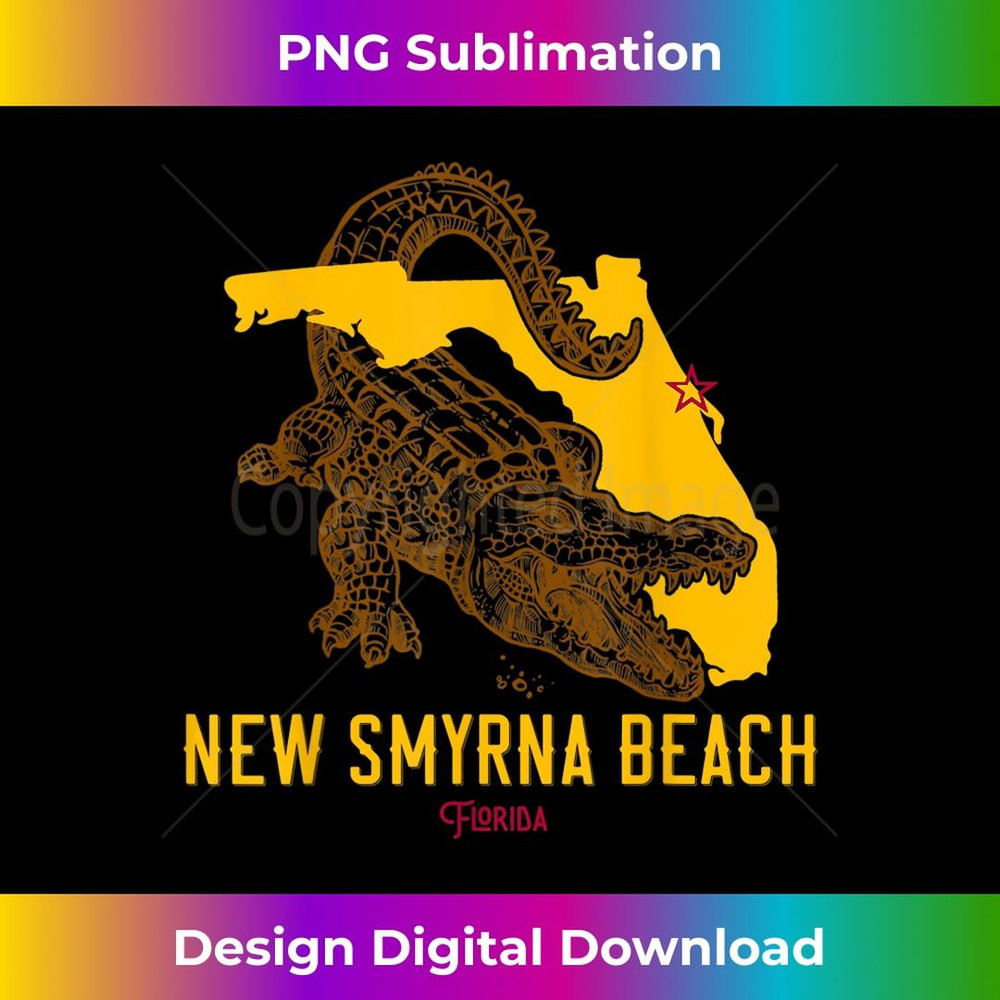 New Smyrna Beach Florida FL Aligator Vacation Surf Sunset 1 - Professional Sublimation Digital Download
