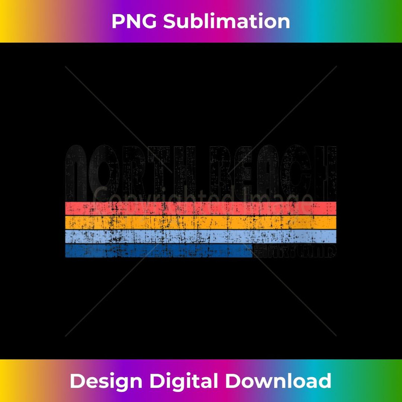 s Vintage 70s 80s Style North Beach, MD 2 - Premium PNG Sublimation File