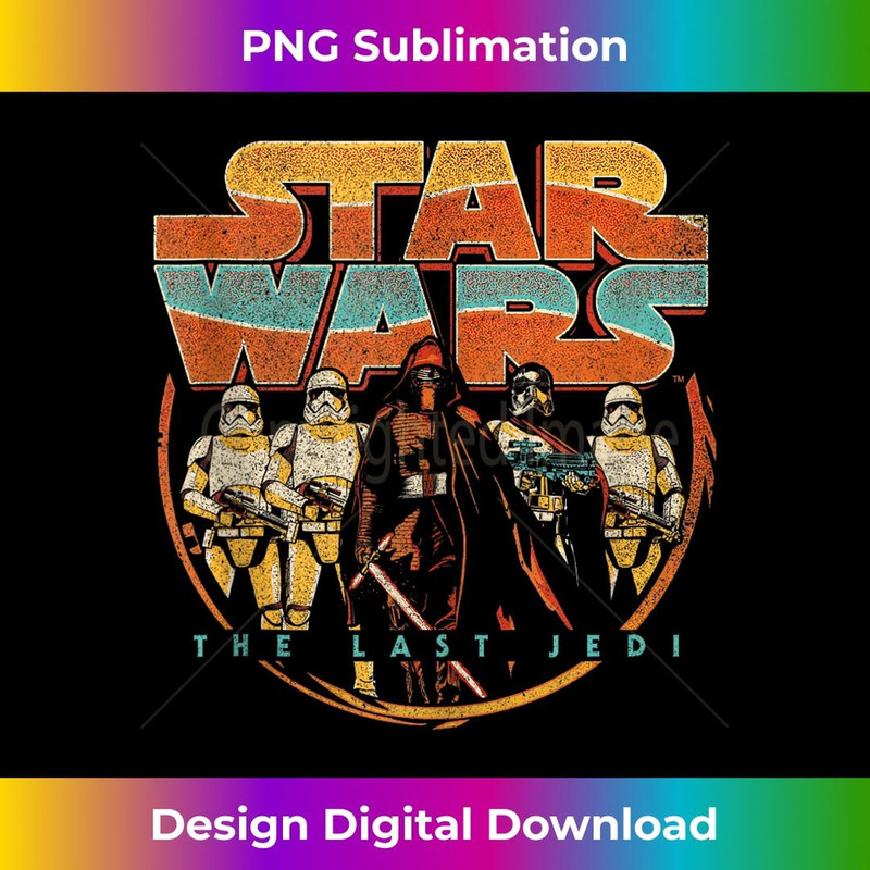 Star Wars Last Jedi Vintage Retro Kylo Ren 2 - PNG Sublimation Digital Download