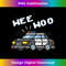 Wee Woo Police Car Pixelate Style Art 3 - Retro PNG Sublimation Digital Download