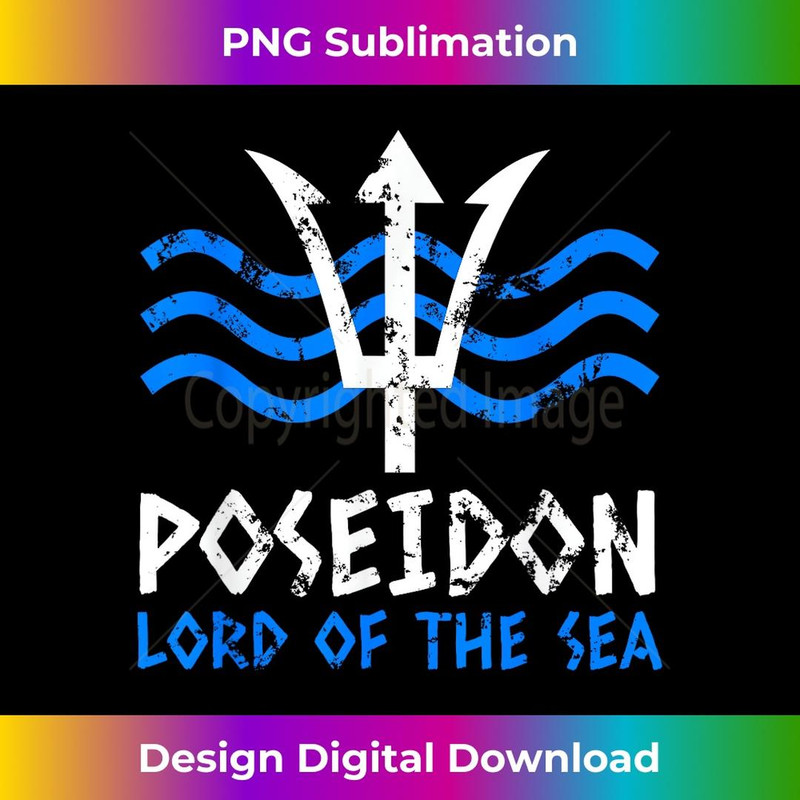Poseidon Trident T Shirt Greek Gods Lord Of The Sea 1 - Unique Sublimation PNG Download