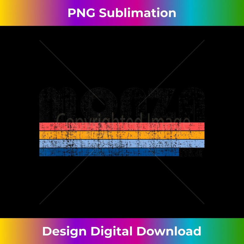 Monza, Italy Retro 70s 80s Style 1 - Modern Sublimation PNG File