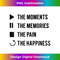 s Moments Memories Pain Happiness - EDM 2 - Digital Sublimation Download File