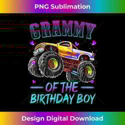 grammy of the birthday boy monster truck birthday - instant sublimation digital download