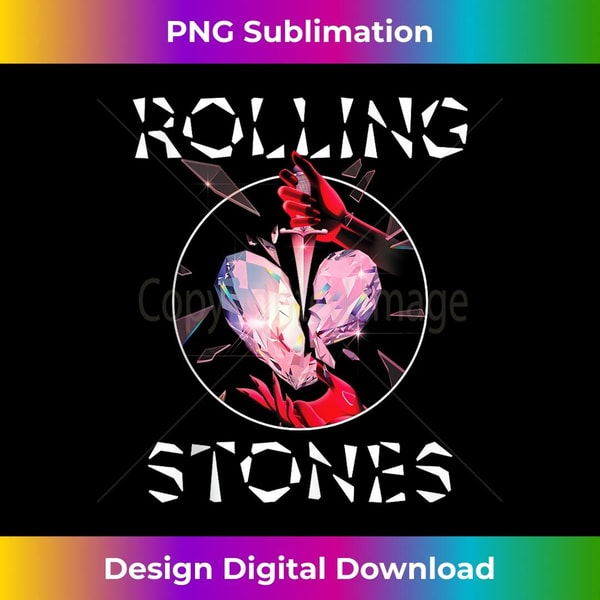Official The Rolling Stones HD Prism Heart 1 - Instant Sublimation Digital Download