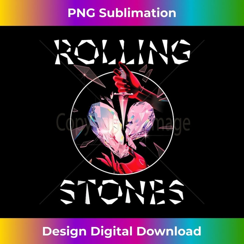 Official The Rolling Stones HD Prism Heart 1 - Instant Sublimation Digital Download