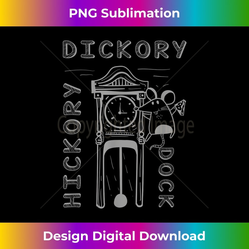 Nursery Rhymes for babys for Hickory Dickory Dock 1 - Exclusive PNG Sublimation Download