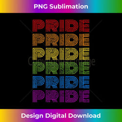 vintage retro 80s gay pride month rainbow flag outfit pride 3 - png transparent digital download file for sublimation