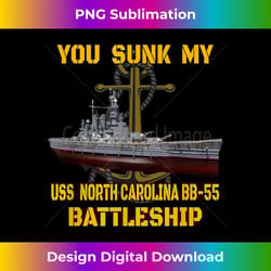 ww2 american warship & uss north carolina bb-55 battleship 3 - creative sublimation png download